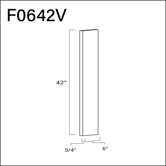Filler 6" W x 42" L