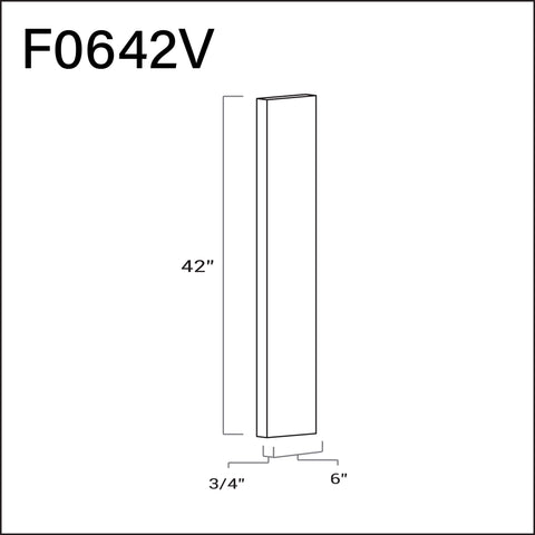 Filler 6" W x 42" L