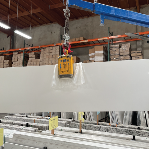 Pure White Engineered Stone Countertop | Apex Engineered Stone